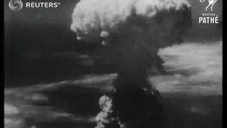 Second atomic bomb of World War II explodes over Nagasaki (1945)