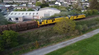 Freight Train leaving Aberystwyth 2022