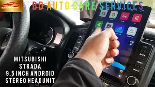 Mitsubishi strada, 9.5inch vertical android stereo headunit