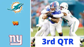 New York Giants vs. Miami Dolphins Full Highlights 3rd QTR | NFL Week 5, 2023