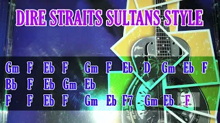 Dire Straits Sultans Style Backing Track (Gm)