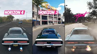 Forza Horizon 4 Vs Horizon 3: Vs Direct Engine Sound Comparison