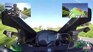 TT On Bike Experience Kawasaki H2R 'Demo' Lap