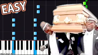 Astronomia Meme (Coffin Dance Meme) EASY Piano Tutorial