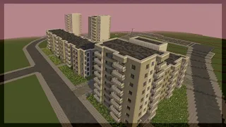 Building a City #7 // Slab housing estate - Minecraft Timelapse