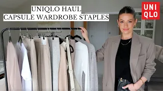 TRYING UNIQLO BESTSELLERS - STAPLES FOR A CAPSULE WARDROBE HAUL