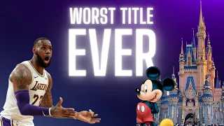 LeBron's Mickey Mouse Ring: The WORST Title in NBA HISTORY