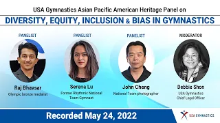 Diversity, Equity and Inclusion in Gymnastics and the AAPI Community - May 24, 2022