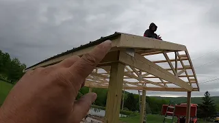 DIY part 3 building a pavilion.”final done”