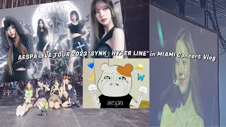 ☆AESPA LIVE TOUR 2023 ‘SYNK : HYPER LINE’ in Miami Concert Vlog☆