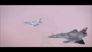 French Mirage 2000C and 2000D based at Niamey, Niger