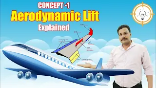 Dynamic Lift in Air Plane explained | Concept of Aerofoil I Physics Concepts Explained |Biomentors