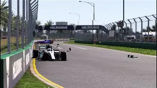 F1 2017 realistic crashes*