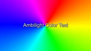 Ambilight Color Test