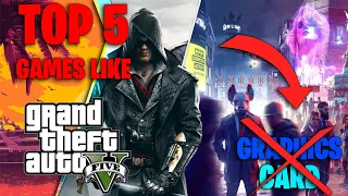 Realistic Open World Games Like GTA 5 For Low End PC [4 GB RAM]