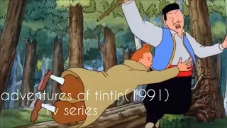 Evolution of tintin films and TV series(1947-2019)