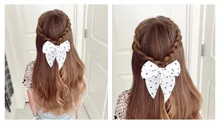 Rope + Dutch Braid Half up Hairstyle | Lu’s Hairdos