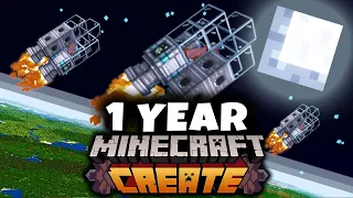 We Survived 1 YEAR in the CREATE MOD [FULL MOVIE]