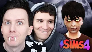 DIL BECOMES A VAMPIRE - Dan and Phil Play: Sims 4 #57