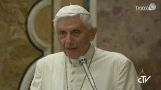 Discorso di Benedetto XVI nel 65esimo anniversario della sua ordinazione sacerdotale