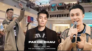 香港歌手艺人周柏豪来吉隆坡 TRX 出席品牌活动, 表演嘉宾有 Steadygang #pakho #让爱高飞 #周星翅 #周柏豪