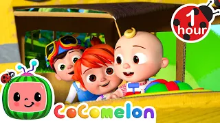 Wheels on the Bus PLAY TIME! | CoComelon | 🚌Wheels on the BUS Songs! | 🚌Nursery Rhymes for Kids