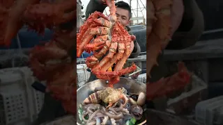 Amazing Eat Seafood Lobster, Crab, Octopus, Giant Snail, Precious Seafood🦐🦀🦑Funny Moments 136