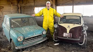 First Wash in 15 Years: Mini Cooper & BMW Isetta! Car Detailing Restoration