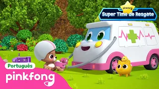 [Ep.8] Super Mega Ambulância | Super Time de Resgate | Pinkfong, Bebê Tubarão! Canções para Crianças