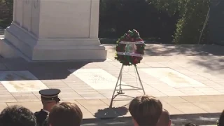 37th Armor Regiment Wreath Laying Ceremony at The Tomb of the Unknown Soldier