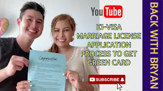 K1-Visa 2023. Marriage License Application Process for the Green Card