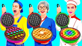 Tantangan Masakanku vs Nenek | Siapa Menang Pertarungan Dapur Rahasia oleh BaRaDa Challenge