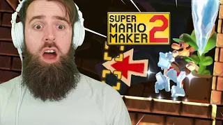 This Dude's FIRST LEVEL is a FORCE TO BE RECKONED WITH. [SUPER MARIO MAKER 2]