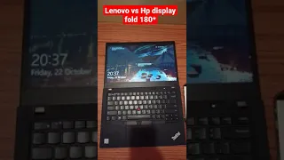 lenovo ThinkPad laptop vs HP ProBook display fold challange 180* 😎 #shorts  #youtubeshorts #youtube