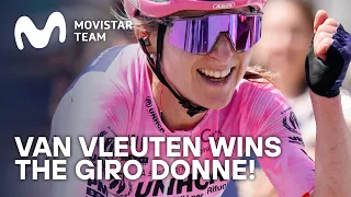 Annemiek van Vleuten and the Movistar Team win the 2022 Giro Donne! | #MiekItHappen