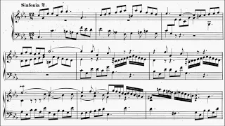 RCM Piano 2022 Grade 9 List A No.3 Bach Sinfonia No.2 in C Minor BWV 788 Sheet Music