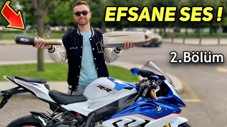 BMW S 1000RR - YENİ EGZOZ OTOBANDA GAZLAMA !