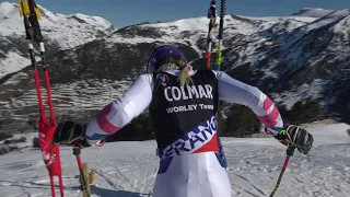 Tessa Worley entrenos en pista Avet de Grandvalira