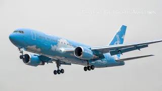 Air Drake with Drake on-board Boeing 767-200ER Arriving and Departing | Toronto Pearson Int'l