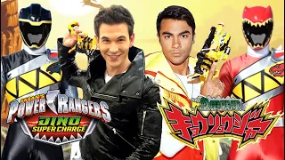 Power Rangers Dino Charge Morph Like Kyoryuger Feat. James Davies and Brennan Mejia