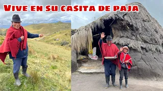 Vive FELIZ con su NIETO pastoreando ovejas en las montañas 🐑 🏔  Josué y Elie