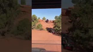 RZR rollover in Moab