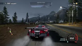 RUN TO THE HILLS 3:16.98 with Gumpert Apollo S HYPER ONLINE(NFS Hot Pursuit Remastered)