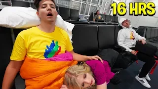 Overnight Survival Challenge in an AIRPORT!