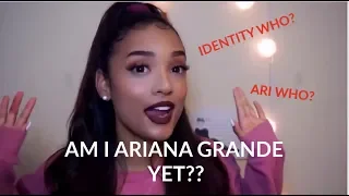 JessChic FORCING herself to be Ariana Grande for 4 minutes straight