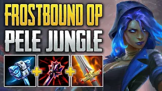 THE FROSTBOUND CHEESE IS TOO GOOD! Pele Jungle Gameplay (SMITE Ranked Conquest)