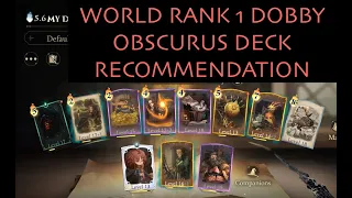 DOBBY OBSCURUS DECK RECOMMENDATION!! NEW META?! BEST DOBBY DECK?