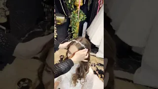 образ нареченої 2023 💙💛 #hairstyle #весільназачіска #hair #макіяж #ukraine #bride #весільнасукня