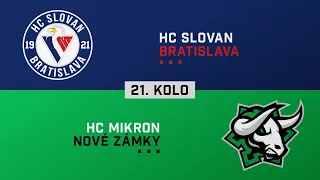 21.kolo HC Slovan Bratislava - HC Nové Zámky HIGHLIGHTS