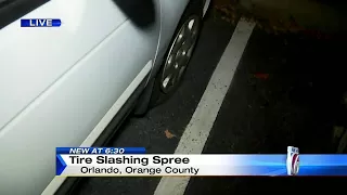 Tires slashed on more than 40 vehicles at Orlando apartment complex